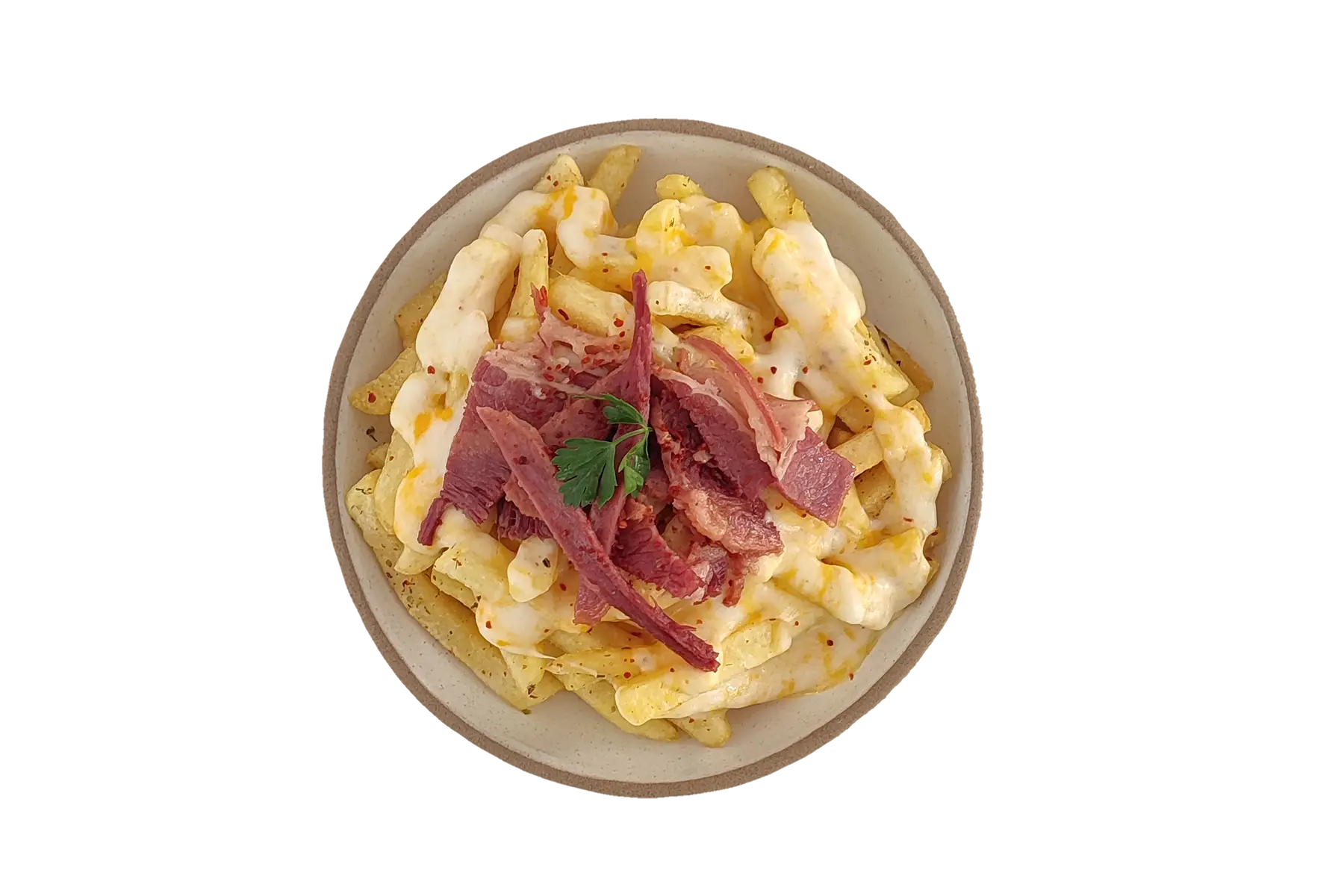 Fries with Cheese and Bacon