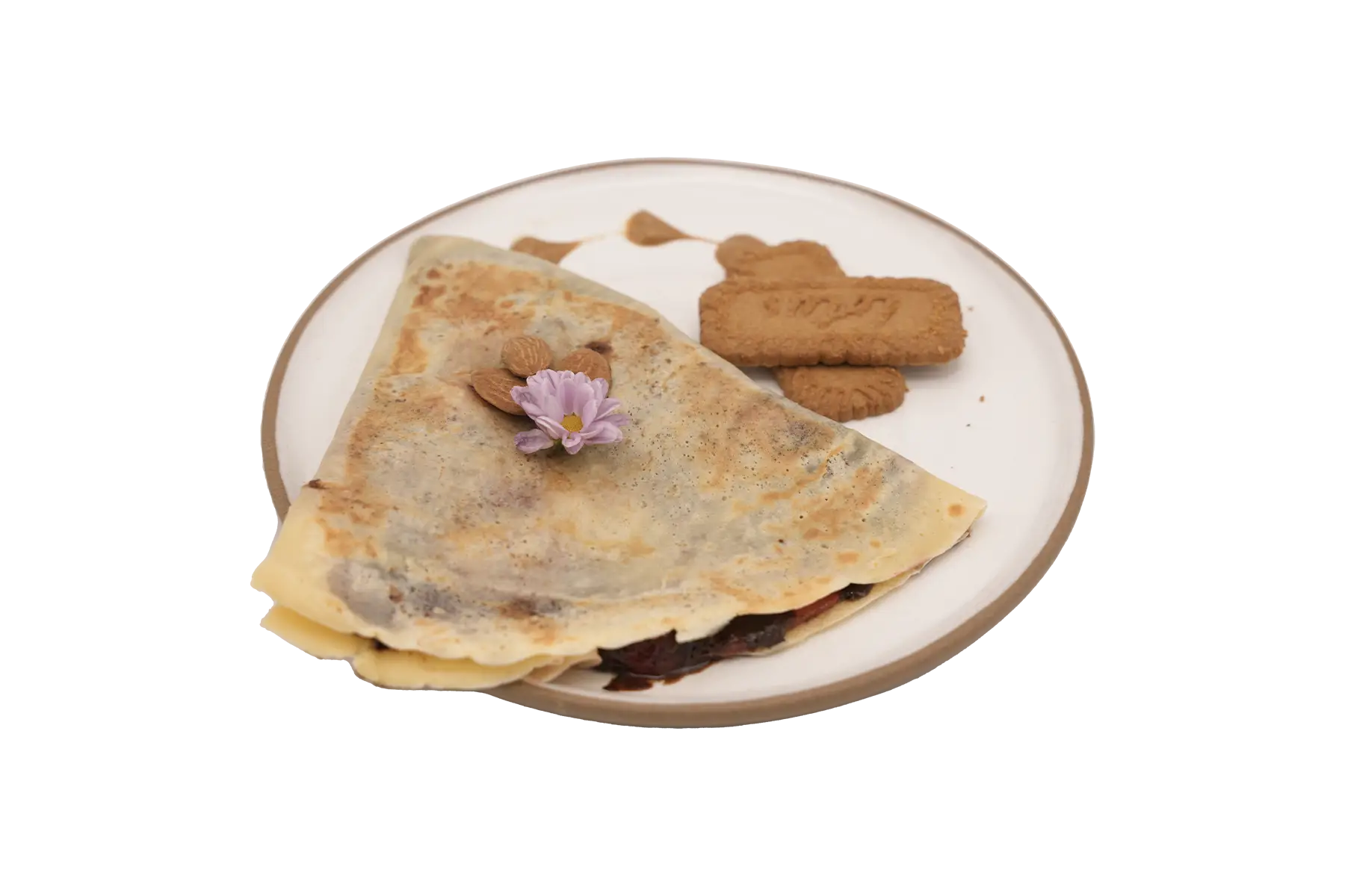 کرپ موز بادام زمینی